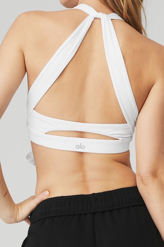 Sujetadores Alo Yoga Alosoft Switch It Up Mujer Blancos | 342071RDS