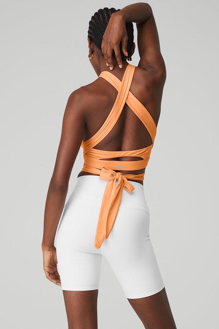Sujetadores Alo Yoga Alosoft Switch It Up Mujer Naranjas | 659783IGU