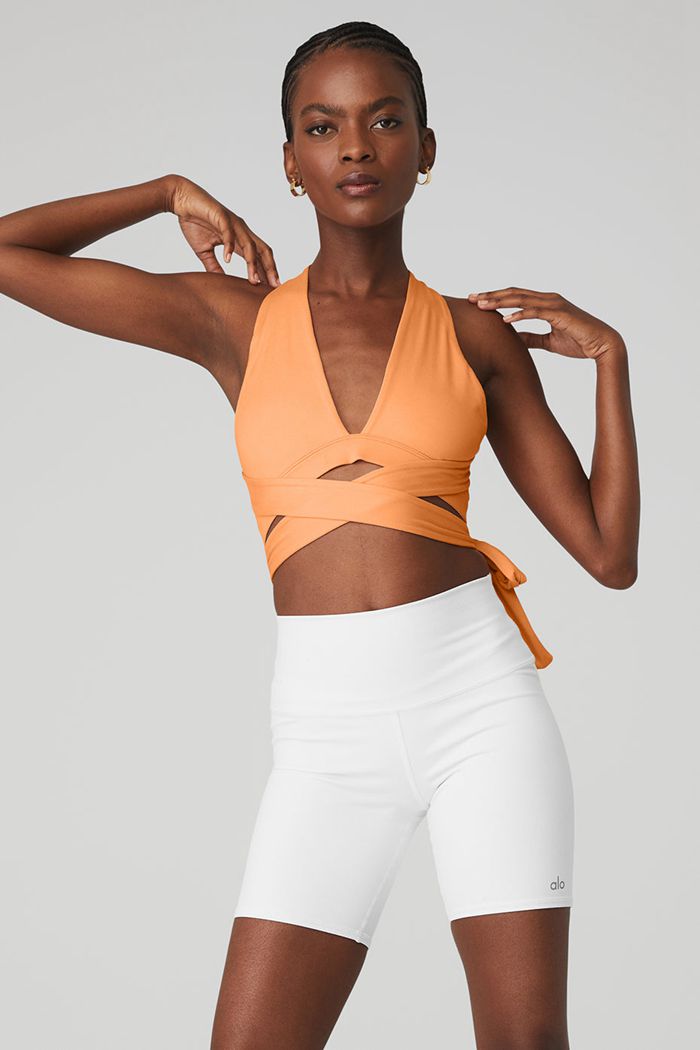 Sujetadores Alo Yoga Alosoft Switch It Up Mujer Naranjas | 659783IGU