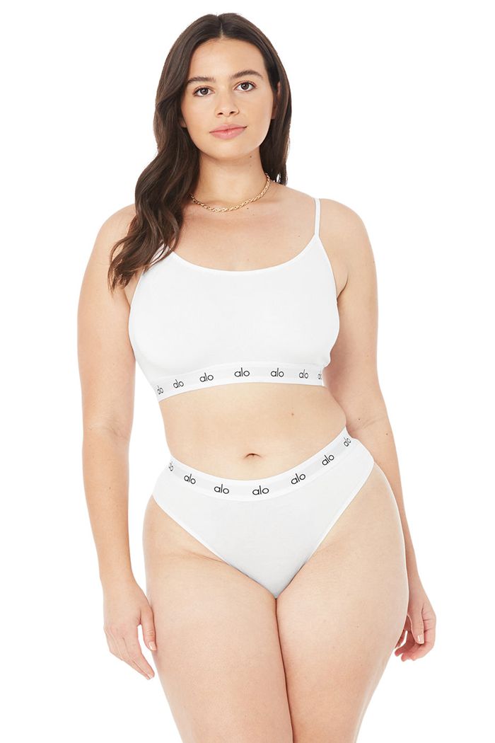 Sujetadores Alo Yoga Icon Cami Mujer Blancos | 790145BGH