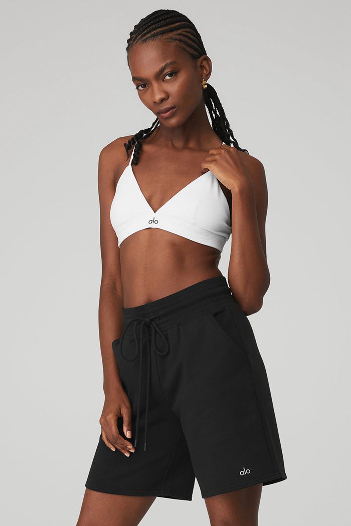 Sujetadores Alo Yoga Splendor Mujer Blancos | 238057LMH