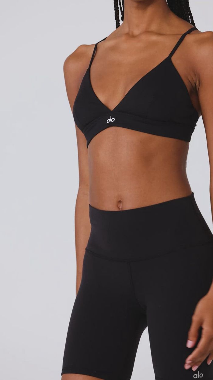 Sujetadores Alo Yoga Splendor Mujer Negros | 730245HBW