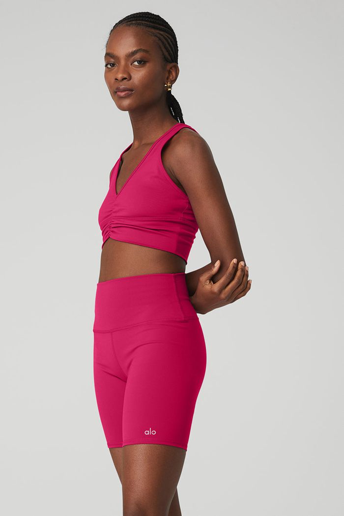 Sujetadores Alo Yoga Wild Thing Mujer Rojos | 076925RTJ