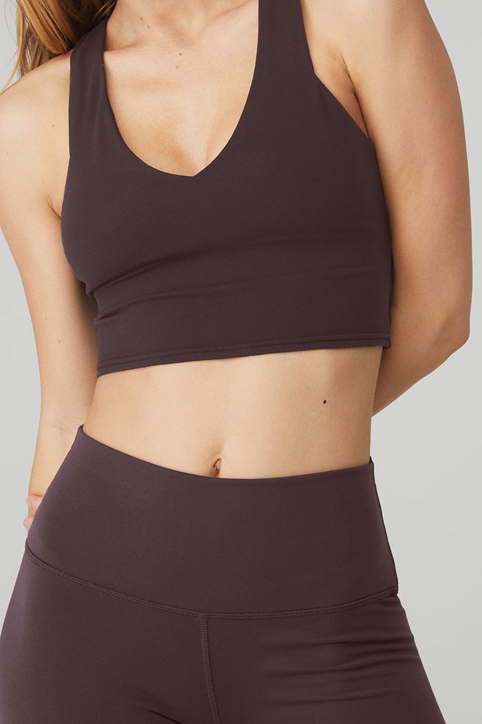Tank Tops Alo Yoga Airbrush Real Mujer Negros | 876501AEF