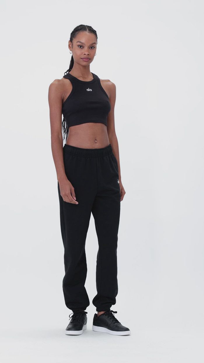 Tank Tops Alo Yoga Aspire Mujer Rosas Blancos | 527684IXU
