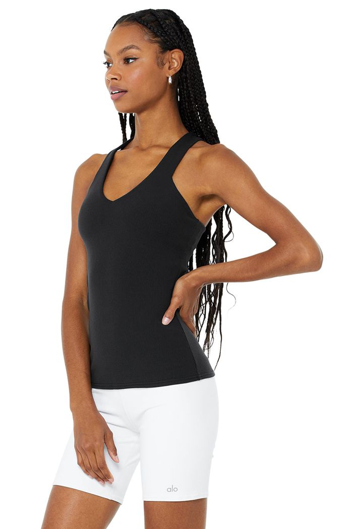 Tank Tops Alo Yoga Elevate Mujer Negros | 150342BGS
