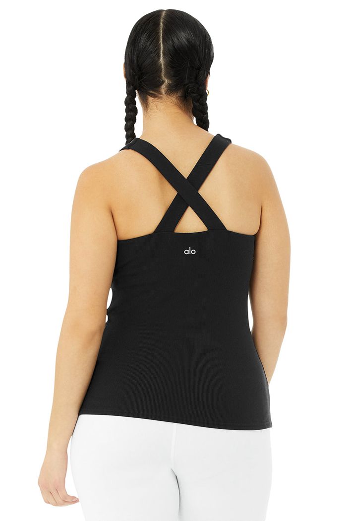 Tank Tops Alo Yoga Elevate Mujer Negros | 150342BGS