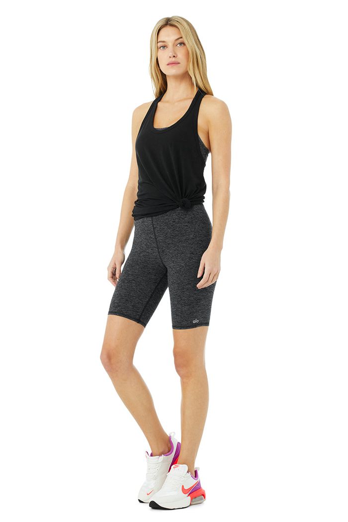 Tank Tops Alo Yoga Motion Mujer Negros | 906728JFA