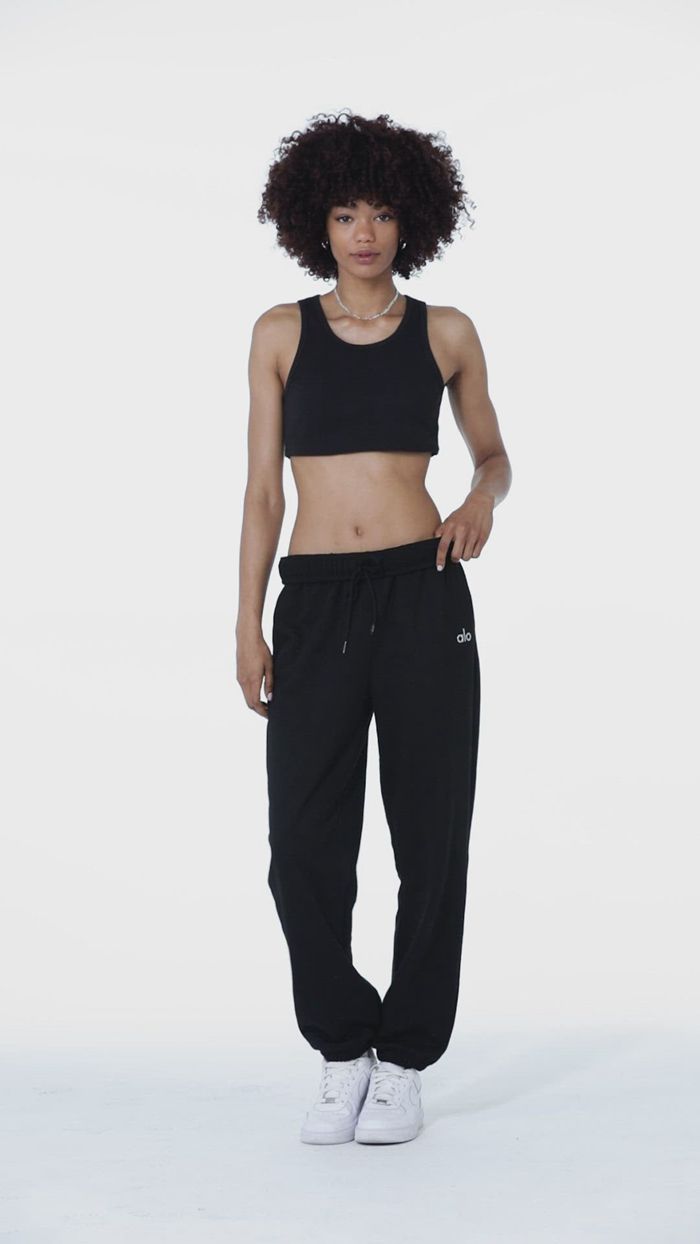 Tank Tops Alo Yoga Ribbed Vibe Mujer Grises | 047391KAO