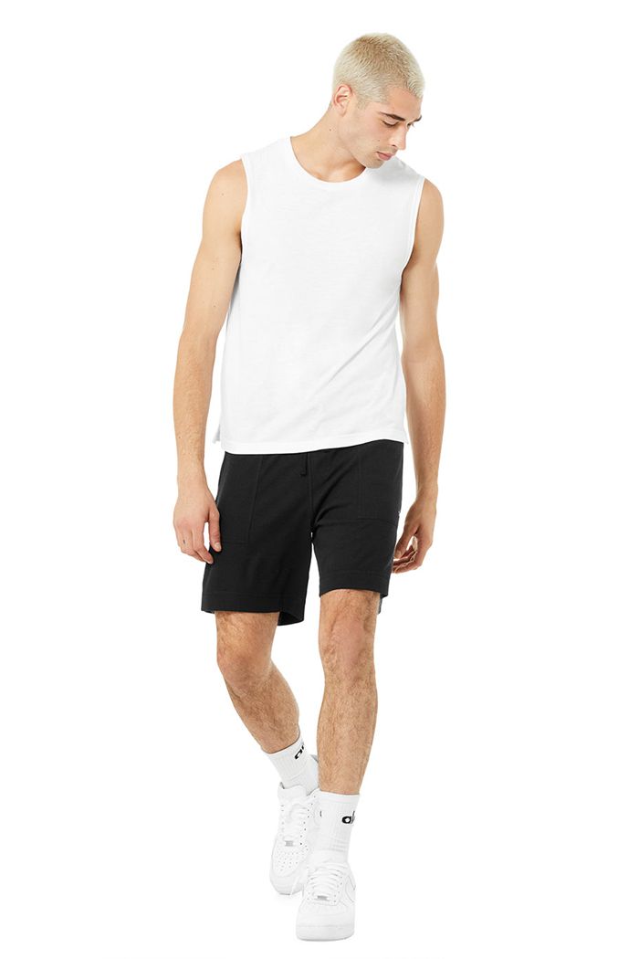 Tank Tops Alo Yoga The Triumph Muscle Hombre Blancos | 529601OTI