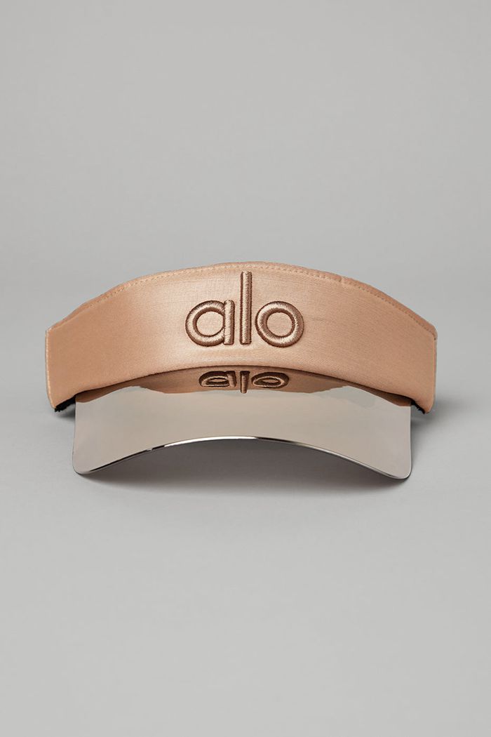 Visor Alo Yoga Solar Mujer Beige | 610293ZSD