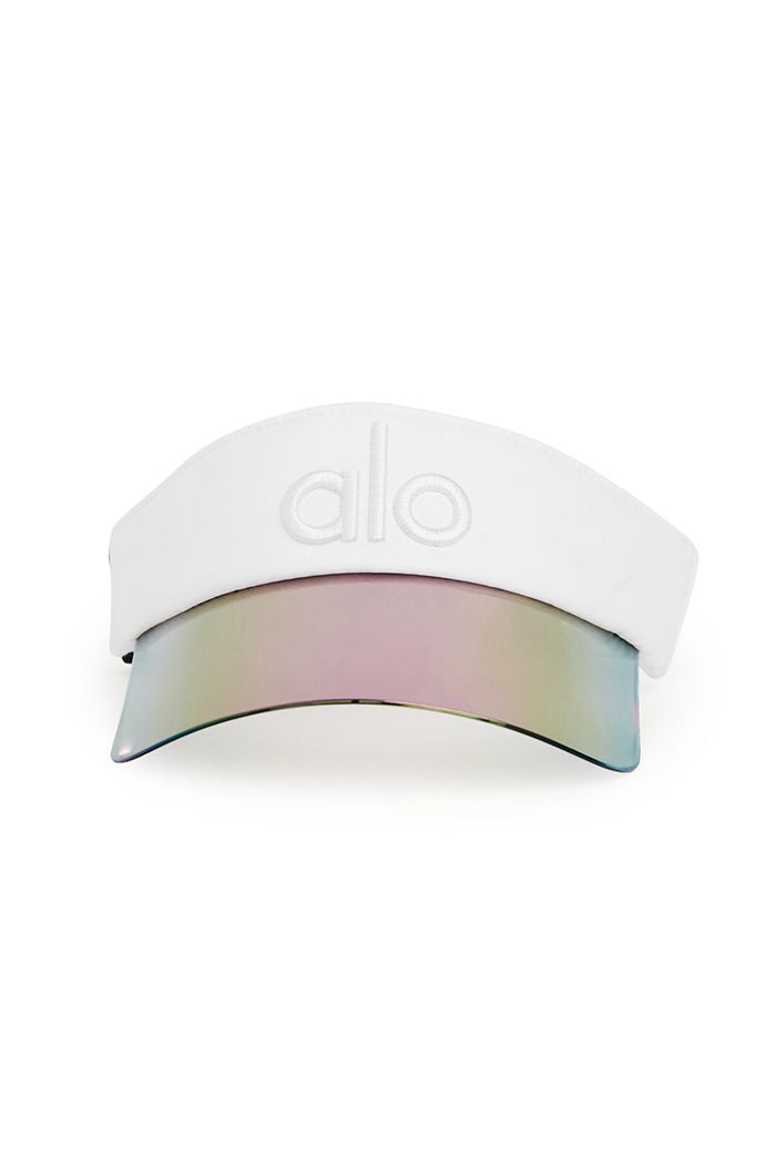 Visor Alo Yoga Solar Mujer Blancos | 692317CKQ