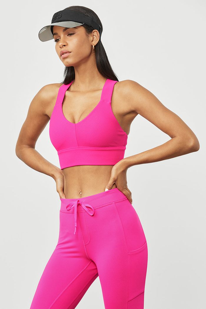 Visor Alo Yoga Solar Mujer Negros | 153940BYK