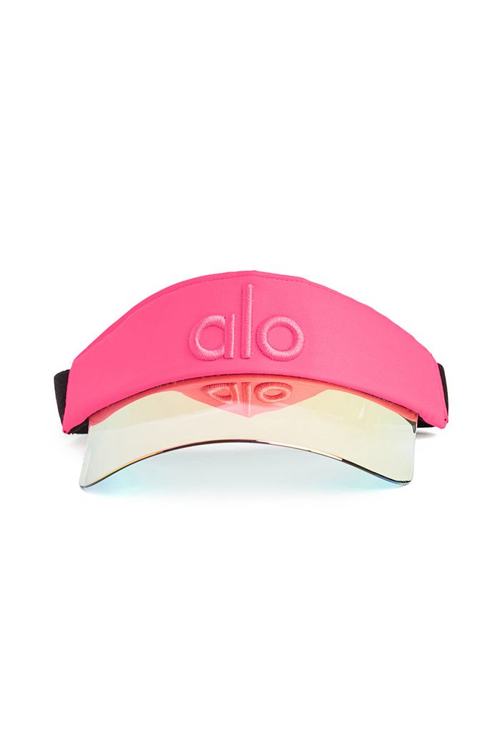 Visor Alo Yoga Solar Mujer Rosas | 613479FVX